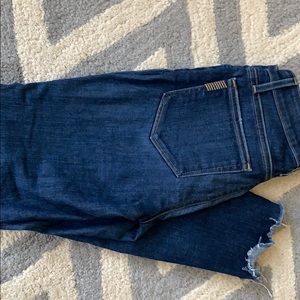Distressed hem Paige jeans